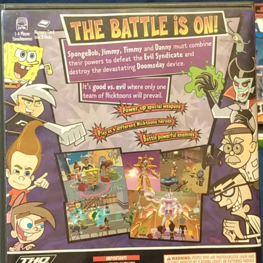 Nintendo‎ GameCube Nicktoons Unite Game
